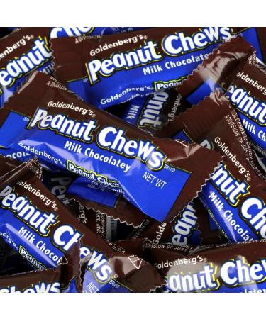 Goldenberg's Peanut Chews - Milk Chocolatey 2lb Bulk Bag From (Jersey Candy) 2 Pound (Pack of 1)