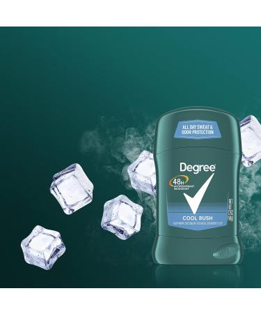 Degree Men Original Protection Antiperspirant Deodorant 48-Hour Sweat & Odor Protection Cool Rush 1.7oz - Pack of 12 - Buy Online on GoSupps.com