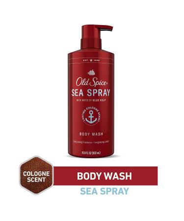 Old Spice Men's Aluminum Free Body Wash Sea Spray Cologne Scent 16.9oz - Pack of 4 - Buy Online on GoSupps.com