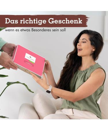 Wellnuss Ladiesnight Premium Gift Set for Women | Vegan Nut Snacks in Birch Wood Box | Perfect Gift Idea for Girlfriend Mother & Sister - Buy Online on GoSupps.com