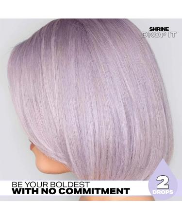 Shop Shrine Drop It Lilac Hair Toner - Vegan Cruelty-Free Semi-Permanent Color for Gorgeous Autumn & Winter Shades - 200 Drops Per Bottle - Buy Online on GoSupps.com