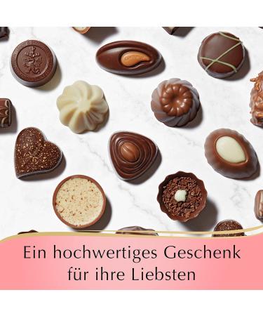 Lindt Chocolate Marzipan Pralines 125g - 12 Fine Creations Gift Box with & Without Alcohol | Premium Chocolates for Connoisseurs - Buy Online on GoSupps.com
