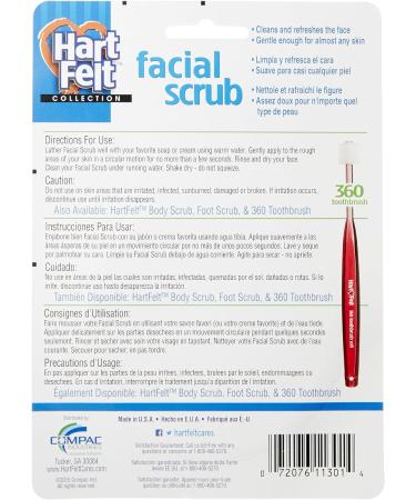 HartFelt Facial Scrub Exfoliating Sponge Pad for Home Facial Care - 4 Pack, Made in USA - Buy Online on GoSupps.com