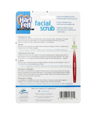 HartFelt Skin Care Bundle - 2 Facial Scrub Sponges & 2 Body Scrub Sponges - Buy Online on GoSupps.com