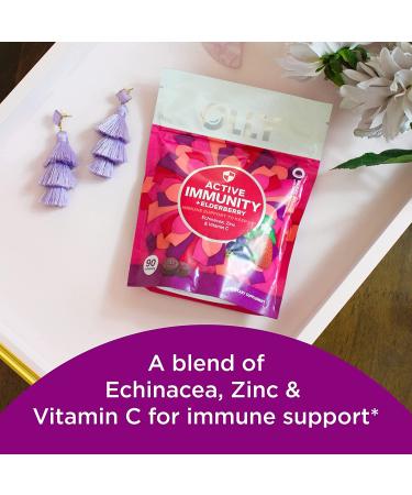 OLLY Immunity Gummy - Elderberry, Zinc, Vitamin C Supplement for Active Immune Support - 90 Count - Buy Online on GoSupps.com