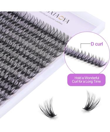 240pcs 40D 0.07 D Curl 14mm Cluster Eyelashes Extensions | Soft Individual Lashes for DIY Eyelash Extension At Home - Buy Online on GoSupps.com