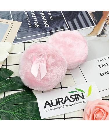 Large Fluffy Powder Puff - Soft Face & Body Cosmetic Puff for Baby Kid & Adult (4 Inch Pink) | Best Quality eCommerce - Buy Online on GoSupps.com