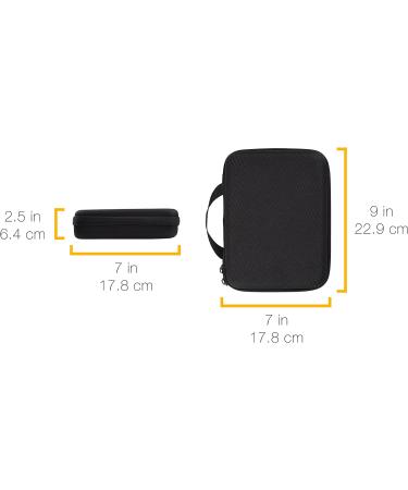 Amazon Basics Small Carrying Case for GoPro And Accessories - 9 x 7 x 2.5 Inches Black Small Case Only - Buy Online on GoSupps.com