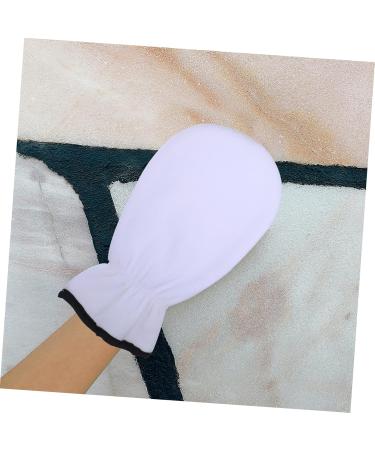 Beaupretty 1 Pair Exfoliating Hand Mask Fingerless Gloves Rough Hand Care Gloves Silk Hand Lotions Cotton Dry Hands Lotion Hydrating Gloves Gloves Spa Flannel Care Bag White 29x16cm - Buy Online on GoSupps.com
