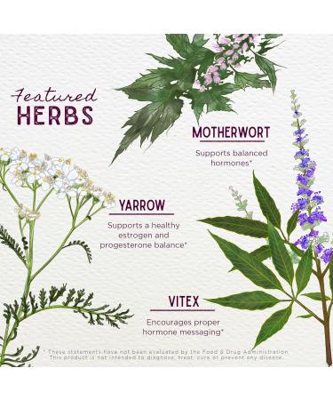 WishGarden Herbs Cycle Harmony - Plant-Based Hormone Support Supplement with Vitex & Wild Yam for PMS Irregular Cycles & Ovulation Issues - 4oz - Buy Online on GoSupps.com