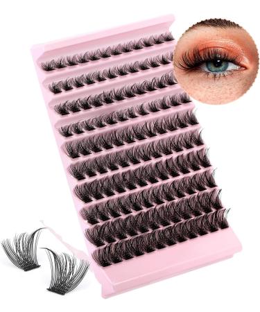 Lash Clusters 120Pcs DIY Individual Eyelash Extensions Natural Look D Curl 8-16MM - Charming - Buy Online on GoSupps.com
