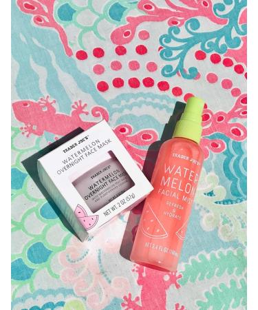 Trader Joe's Watermelon Mask & Facial Mist Set | Refreshing Skincare for Radiant Skin - International Shipping - Buy Online on GoSupps.com