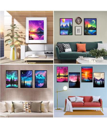 5D Diamond Painting Kits for Adults - Tiny Fun 12 Pack DIY Art Kit with Round Full Drill Diamonds for Home Decoration - 12x16 Inch - Buy Online on GoSupps.com