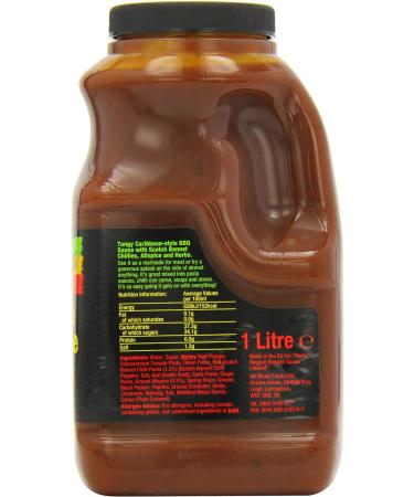 Levi Roots Reggae Jerk Barbecue Sauce 1 Litre - Authentic Caribbean Flavor | BBQ Sauce - Buy Online on GoSupps.com