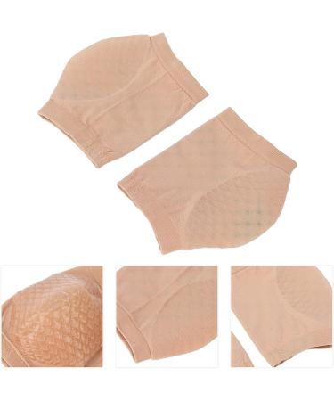 Toeless Heel Repair Socks Breathable Anti Cracking Comfortable Skin Friendly Heel Socks for Wearing High Heel Shoes for Prolonged Standing - Buy Online on GoSupps.com