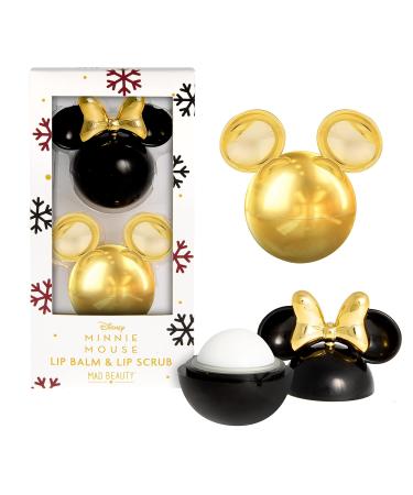Buy MAD BEAUTY Minnie Mouse Lip Balm & Scrub Duo Set - Vanilla & Cranberry | Moisturizing Lip Kit Gift for Disney Fans - Buy Online on GoSupps.com