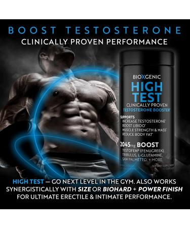 Bioxgenic High Test Testosterone Booster with Testofen (90 Capsules) - Buy Online on GoSupps.com