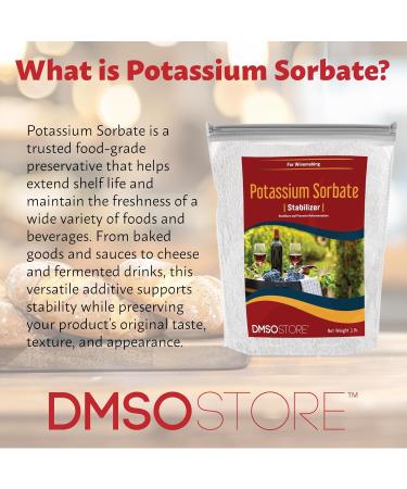 Potassium Sorbate Stabilizer for Wine Making | Powder 5 lb. Food-Grade Preservative for Longer Freshness and Extended Life Cycle - Buy Online on GoSupps.com
