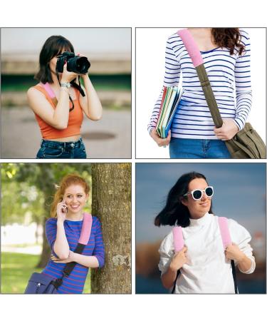 Pink Car Belt Pad - Faux Rabbit Shoulder Cushion for Safety Belt Protection | Seat Belt Upholstery 1 Pair - Buy Online on GoSupps.com