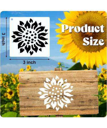 60-Piece Flowering Plants Stencil Set - Reusable DIY Craft Templates for Painting on Wood & Walls | Home Decor Paint Stencils - Buy Online on GoSupps.com