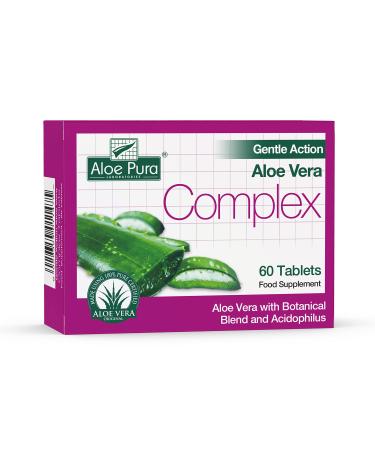 Aloe Pura Gentle Action Aloe Vera Complex 60 Tablets (Pack of 3) - Buy Online on GoSupps.com