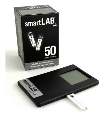 Buy SmartLab Mini NG Blood Sugar Meter Bundle - 50 Test Strips & 100 Lanzetten - Check Card Format mmol/l - International Shipping Available - Buy Online on GoSupps.com