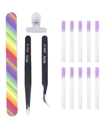 Fiberglass Nail Nail Extension Set Acrylic Tips Manicure Salon Tool For Women Nail Building Extension 14 Pcs