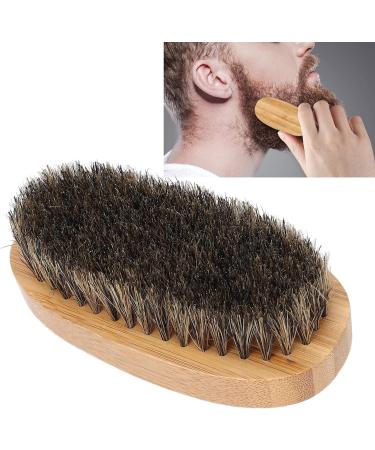 Pocket Mustache and Beard Brush Beard Styling Brushes Soft Bamboo Comfortable Massage Beard Hair Beauty Brush for Men and Women - Buy Online on GoSupps.com