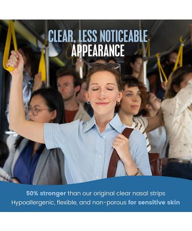 Breathe Right Extra Clear Nasal Strips - Drug-Free Congestion Relief (44 Count) - Buy Online on GoSupps.com