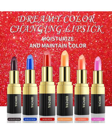 Red Enchantress Lip Balm: Temperature Color Change, Long Lasting, Waterproof Lipstick for Women - Nutritious, Moisturizing Lip Care - Buy Online on GoSupps.com