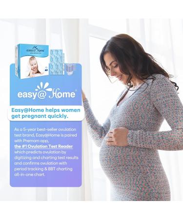 Easy@Home Ovulation Test Strips 100 Pack - Fertility Predictor Kit, FSA Eligible, with Premom App - 100 LH Strips + 100 Urine Cups - Buy Online on GoSupps.com