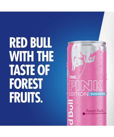  Red Bull Red Bull Sugar-Free Energy Drink Pink Edition Forest Fruits 250ml x4 - Buy Online on GoSupps.com
