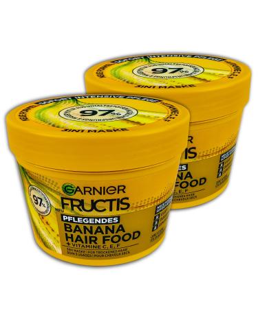 Garnier Garnier Fructis 3-in-1 Banana Hair Mask for Dry Hair (2 x 400ml)