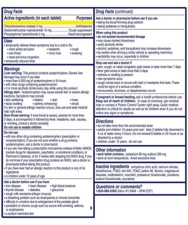 Alka-Seltzer Plus Severe Cold & Flu PowerFast Fizz Citrus | 72 Tablets - Buy Online on GoSupps.com