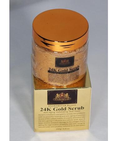 BNORTHSTAR 24K Gold Scrub | Pure 24K Gold Anti-Aging Exfoliator | Detoxifying Skincare for Radiant Skin - Buy Online on GoSupps.com