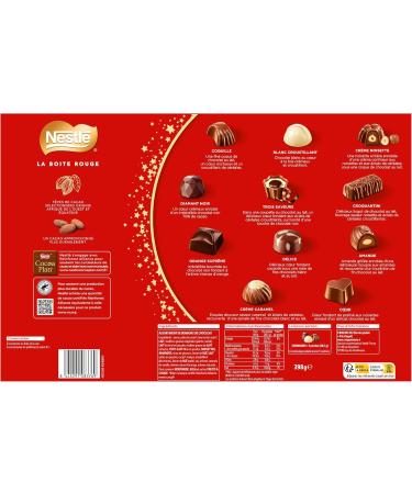 Nestl La Boite Rouge - Milk and Dark Chocolate Assortment - 398 g box - Buy Online on GoSupps.com