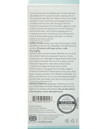 ELEMIS Pro-Collagen Neck & D collet Balm 50mL - Anti-Wrinkle Moisture Balm for Smooth, Firm & Hydrated Skin - Buy Online on GoSupps.com