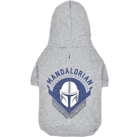 STAR WARS Mandalorian Hoodie for Large Dogs with Leash Attachment Hole | Cozy Apparel for STAR WARS Fans - Buy Online on GoSupps.com