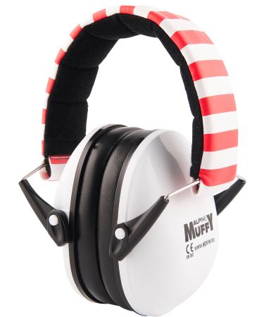 Alpine Muffy Ear Defender Kids - Hearing Protection for Children and Toddlers - Earmuffs to prevent hearing damage and reduce noise - Robust and easy to store - Comfortable fit - White