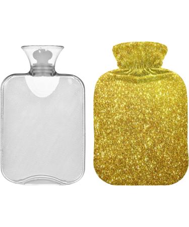 Glitzer Gold Galaxy Star Warm Bottle 2L - Ideal Hot Cold Compress for Pain Relief | Perfect for Children Men & Women - Buy Online on GoSupps.com
