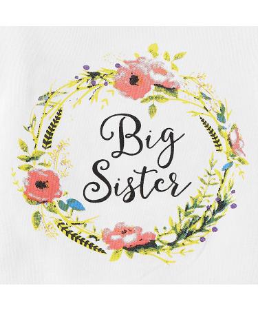 Miyababy Matching Sister Romper Set - Big & Little Sister Cotton T-Shirt Jumpsuit 0-3 Months - Buy Online on GoSupps.com