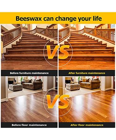 Furniture Polish - Beeswax Wood Polish and Conditioner - for Wood Doors Tables Chairs Cabinets Restorer for Hardwood Floor Real Wood Waterproof & Repair Wood Shakven - Buy Online on GoSupps.com