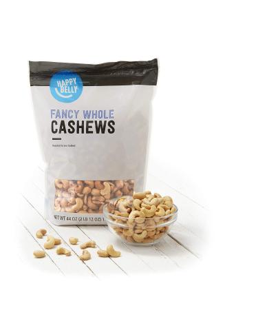Happy Belly Fancy Whole Cashews 44 oz - Premium Quality Nuts by Amazon Brand - Buy Online on GoSupps.com