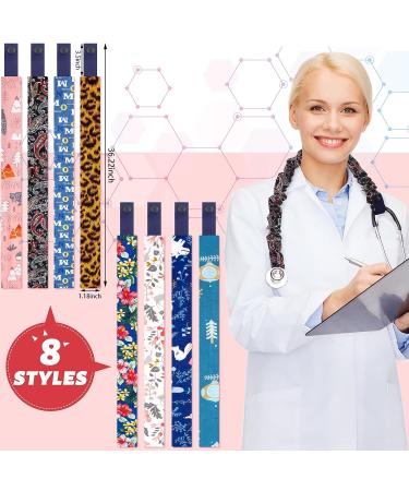 8-Piece Handmade Cotton Stethoscope Covers - Removable Tube Sleeve for Hospital Nurses & Doctors | 8 Styles Available - Buy Online on GoSupps.com