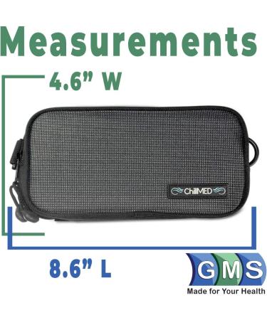 ChillMED Diabetic Belt Bag for Insulin Pens & Medication - Slate Gray - Buy Online on GoSupps.com