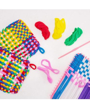 12 Colors Potholder Loops Weaving Craft Kit - 192 Pieces, Compatible with 7 Inch Loom - Buy Online on GoSupps.com