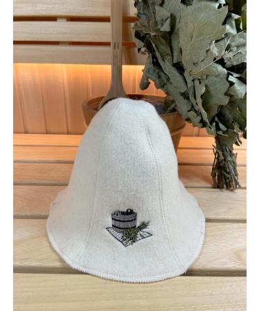 Ger3as 100% Wool Sauna Hat with Embroidery | Premium Quality Bath & Wellness Hat for Men & Women - International Shipping - Buy Online on GoSupps.com