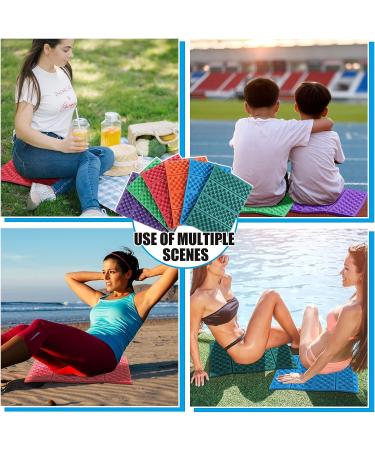 Jutom 12 Pcs Camping Foam Pads - Waterproof EVA Seat Cushion for Hiking, Mountaineering, and Hunting - Buy Online on GoSupps.com