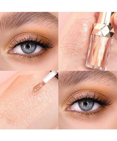 Liquid Eye Shadow Highly Pigmented Eye Makeup 6 Colors Long-Lasting Makeup for Eyeliner Highlight 04 - Buy Online on GoSupps.com