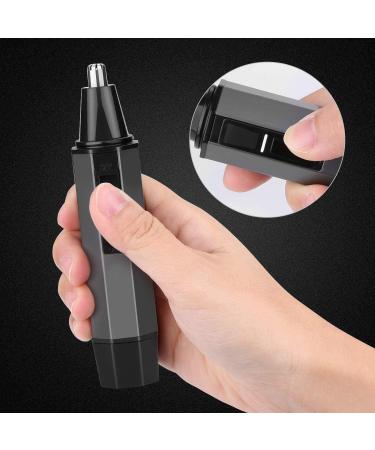 Professional Ear and Nose Hair Trimmer - Painless Waterproof Battery-Operated Clipper with Dual Edge Blades - Easy Unisex Grooming Tool - Buy Online on GoSupps.com